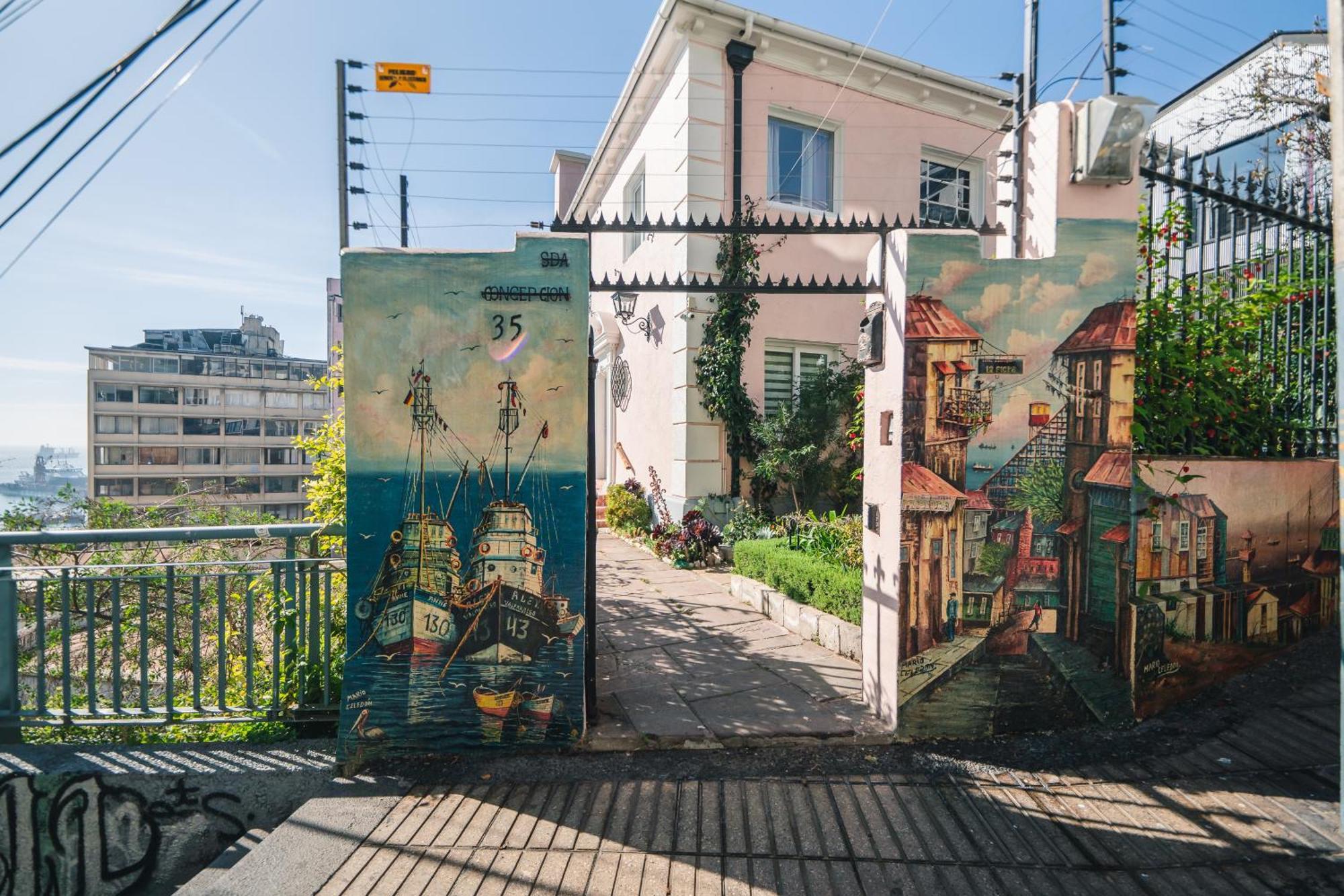 Ayca La Flora Hotel Boutique Valparaiso Ngoại thất bức ảnh